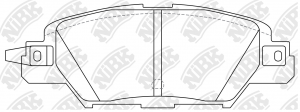 Колодки тормозные дисковые MAZDA CX-5 14-  PN5818 PN5818 NIBK