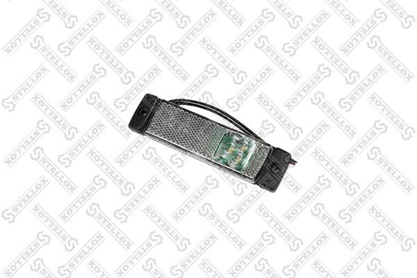 фонарь габаритный !белый прямоуг.светод-ый 130x32 с кабелем0.5м\DAF,Krone 87-33532-SX STELLOX