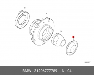 КОЛПАЧОК 31206777789 31 20 6 777 789 BMW