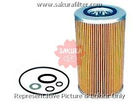 фильтр масляный!\ Isuzu Trooper/Campo 2.2D 83-90 O1503 SAKURA