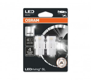 Лампа светодиодная 12V W21W W3x16d 6000K блистер (2шт.) LEDriving SL OSRAM 7505DWP-02B OSRAM