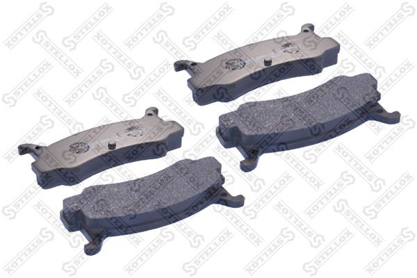 Колодки тормозные дисковые задниe 224-000-SX STELLOX