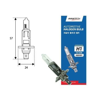 Лампа головного света Avantech H1 12V 55W AB0001 AVANTECH