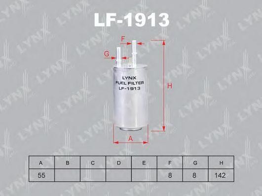 Фильтр топливный LF-1913 LYNXAUTO