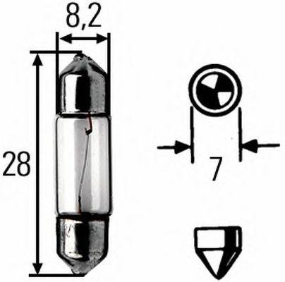 Лампа салона  10шт 8GM002094-121 HELLA