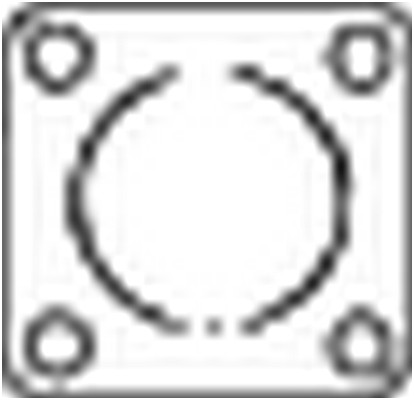 Прокладка CHRYSLER Voyager (95-01) трубы приемной BOSAL 256-574 BOSAL
