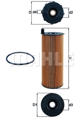 RANGE ROVER III (LM) (2002-2012) OX196/1D1 MAHLE KNECHT