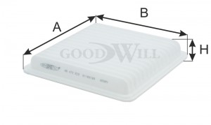 Фильтр воздушный AG473ECO AG 473 ECO GOODWILL