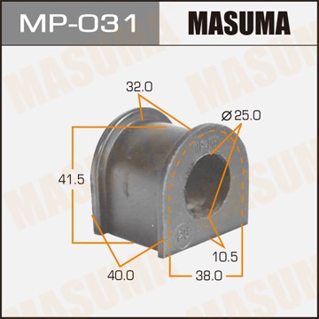 втулка стабилизатора центр.!\ Toyota Land Cruiser ##J80/#ZJ7# 90>/Hi-Ace 82-88 MP031 MASUMA
