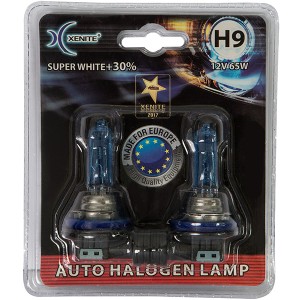 Лампа 12V H9 65W PGJ19-5 +30% 4000К блистер (2шт.) Super White XENITE 1007048 XENITE