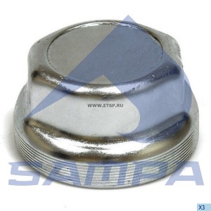 Колпак ступицы колеса BPW KASSBOHRER (115х2мм) (резьба снаружи) (6.5-9T/SW95мм)  070066 SAMPA