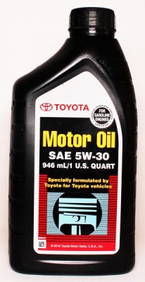 Масло моторное полусинтетическое TOYOTA SN 5W-30 1л (00279-1QT5W/6S) (00279-1QT5 00279-1QT5W TOYOTA