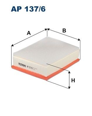 Фильтр воздушный OPEL Movano (10-) RENAULT Master (10-) FILTRON AP1376 FILTRON