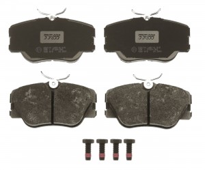 Колодки тормозные MERCEDES W201 (84-93), W124 (93-95), W124 (2.0/3.0/D/TD) перед GDB818 TRW