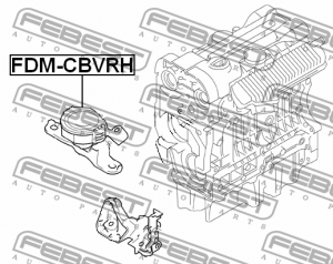 Опора двигателя правая FORD FOCUS II CB4 2008-2011 FDM-CBVRH FDM-CBVRH FEBEST