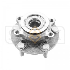 Ступица передняя в сборе с ABS NISSAN Juke 1.2-1.6T 10 / Qashqai(J10) 1.6-2.0 07 SN-1025 SUFIX