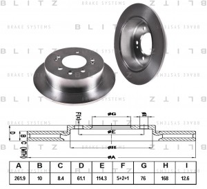ELANTRA 2006> BS0350 BLITZ