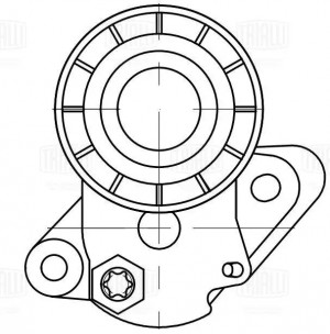 Ролик привод. ремня для а/м Skoda Octavia A7 (13-) 1.4i/1.6i (с натяж. мех.) (CM CM 5562 TRIALLI