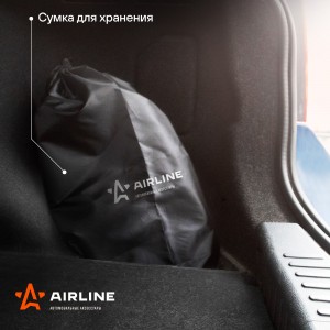 Пылесос автомобильный 12V 150W в прикуриватель (4 насадки) AIRLINE VCA-02 AIRLINE