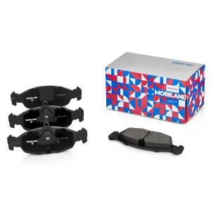 Колодки тормозные дисковые передние (4 шт.) с п/шум. пласт. для а/м CHEVROLET LA 429102590 MOBILAND