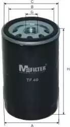фильтр масляный !\ BMW E30/E28/E34 1.8i-2.5i M20 <95 TF40 MFILTER AUTOMOTIVE FILTERS