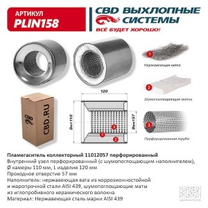 Пламегаситель FORD Explorer (11-) CBD PLIN158 CBD
