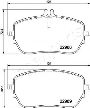 Mercedes Benz A 200/220 W177 2018> PA0549AF JAPAN PARTS GROUP