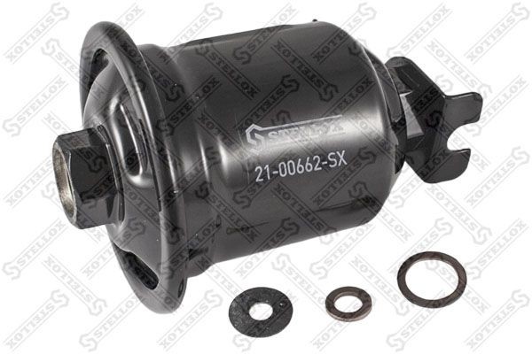 фильтр топливный!\ Mitsubishi Carisma 1.6i 16V/1.8i 16V 95> 21-00662-SX STELLOX