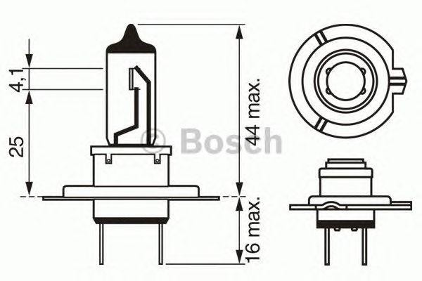 Лампа Xenon Blue H7 12V [55W] [картон] [1 шт] 1 987 302 075 BOSCH