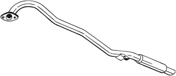 Глушитель NISSAN Terrano (93-06) задняя часть BOSAL 278-551 BOSAL