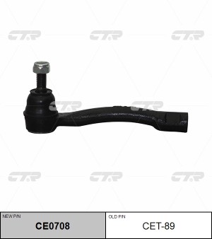 Наконечник рулевой тяги левый Toyota Carina (T170), Corona (T170) (87-92) (нов а CET-89 CTR