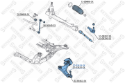 рычаг левый!\ Land Rover Freelander 3.2 06> 57-03619-SX STELLOX