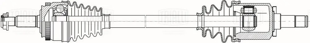 Привод для а/м Lada Vesta NG Cross (левый, передний) (КПП 2180) TRIALLI AR 864 TRIALLI