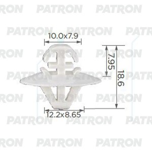 Клипса VW Crafter (12-15) крепления молдинга сдвижной двери PATRON P372419 PATRON