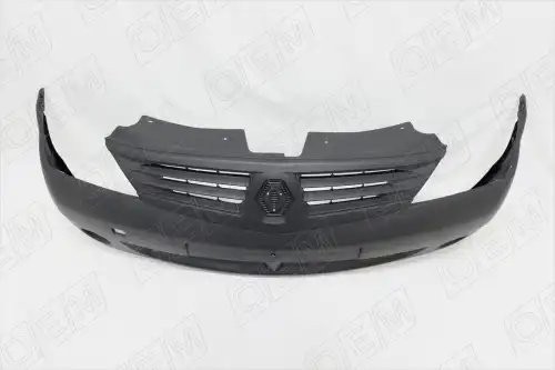 Бампер передний Renault Logan 1 2004-2009, под покраску OEM0162 OEMPARTS