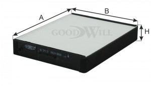 Фильтр салона AG579CF AG 579 CF GOODWILL