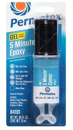 Клей эпоксидный двухкомпонентный 5-минутный 25мл General Purpos Permapoxy PERMAT 84101 PERMATEX