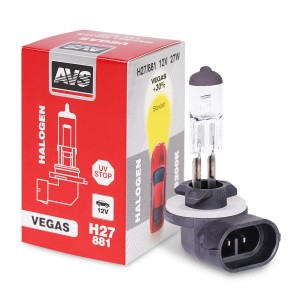 лампа! (H27/2) 27W 12V цоколь под углом (881) Vegas 1шт.\ A78216S AVS