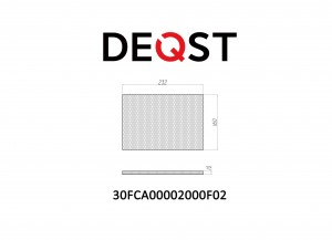 Фильтр салонный, 30FCA00002000 DEQST