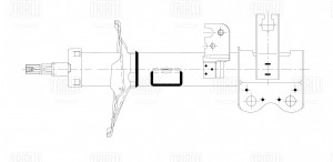 Амортизатор передний правый AG 30352 TRIALLI