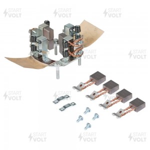 Узел щеточный стартера для а/м МАЗ/УРАЛ с дв. ЯМЗ-236/238 (ан. СТ142-3708330) (V VBS0720 START VOLT