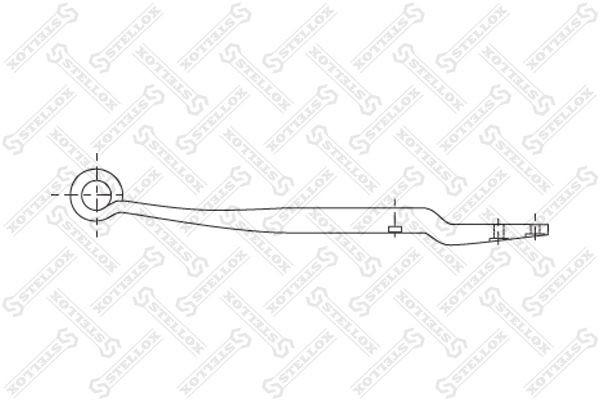 полурессора !однолистовая 1/48х100 575+295/200/70 S30 Kr 30 \BPW 8455642SX STELLOX