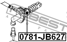 Цилиндр сцепления главный SUZUKI Grand Vitara (01-) FEBEST 0781-JB627 FEBEST