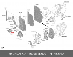 Кольцо уплотнительное KIA Sorento (20-) КПП OE 462982N000 HYUNDAI KIA