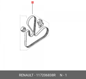 рем комплект НО!\ Renault Sandero 11 72 068 38R RENAULT