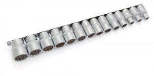 Набор головок 1/2" 14пр (12гр; 8-24мм; планка) (Дело Техники) 622114 DELO TEHNICI