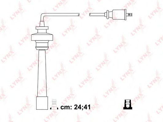 Провод высоковольтный MITSUBISHI Lancer (03-) (1.6),Pajero (97-09) комплект LYNX SPE5517 LYNXAUTO