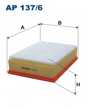 Фильтр воздушный OPEL Movano (10-) RENAULT Master (10-) FILTRON AP1376 FILTRON