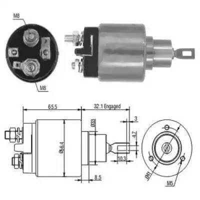Реле втягивающее AUDI 100 (89-94) MEAT&DORIA 46002 MEAT DORIA