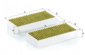 Фильтр салонный FP26028-2 FP 26 028-2 MANN FILTER